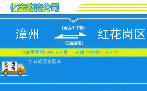 漳州到红花岗区物流公司