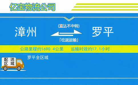 漳州到罗平物流公司