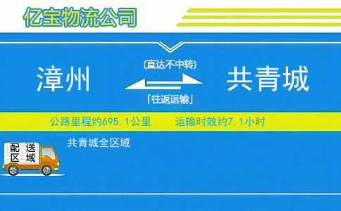 漳州到共青城物流公司